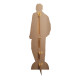 Figurine en carton taille réelle - Harrison Ford Tee-Shirt Beige et Veste en Cuir Marron - Acteur Américain - Hauteur 186 cm