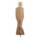 Figurine en carton taille réelle - Chris Pine en costume noir avec noeud-papillon - Acteur Américain - Hauteur 185 cm