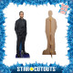 Figurine en carton taille réelle - Antony Starr en costume noir - Acteur néo-zélandais The Boys - Hauteur 181 cm