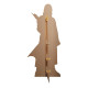 Figurine en carton taille réelle - Aragorn tout de noir vêtu avec son épée - Le Seigneur des Anneaux - Hauteur 192 cm