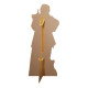 Figurine en carton - Bilbon dans sa tenue traditionnelle avec son bâton et son sac à dos - Le Hobbit - Hauteur 133 cm
