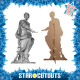 Figurine en carton taille réelle - Statue Romaine de Jules César - Hauteur 177 cm