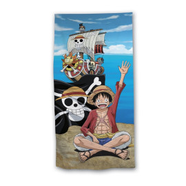 Plaid polaire One Piece avec personnages principaux - 100x140 cm