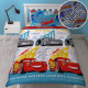 Parure de lit réversible et Taie D'oreiller Disney Cars Flash McQueen - 135 cm x 200 cm