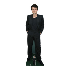 Figurine en carton taille réelle - Joe Keery - en Costume Noir - Acteur et Musicien Américain - Stranger Things - Hauteur 167 cm