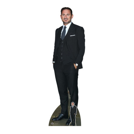 Figurine en carton taille réelle - Frank Lampard - Entraineur de Football Professionnel - Hauteur 184 cm