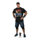 Figurine en carton taille réelle - John Cena tout de noir vêtu - Catcheur WWE - Hauteur 186 cm