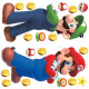 Stickers Muraux Nintendo Super Mario Luigi et Mario