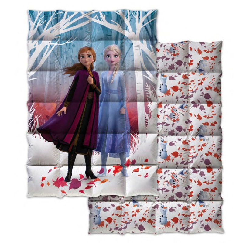 Couette Imprimée Disney La Reine des Neiges  Couette Imprimée sur drap  housse, plaid, housse de couette sur Déco de Héros