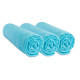 Lot de 3 Draps housse Jersey 100% Coton - 70x140 cm - Turquoise