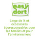 Lot de 3 Draps housse 100% Coton Bio - 40x80 / 40x90 cm