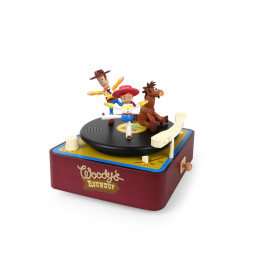 Boite à musique animée en bois – Tourne disque – Toy Story
