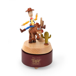Boite à musique animée en bois – Woody – Toy Story