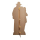 Figurine en carton taille réelle - The Undertaker et Paul Bearer - Catch WWE - Hauteur 194 cm