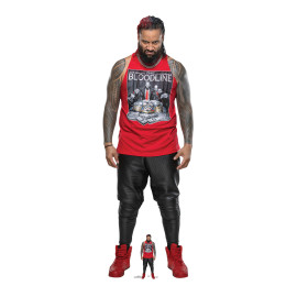 Figurine en carton taille réelle - Jimmy Uso - Catch WWE - Hauteur 192 cm
