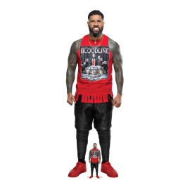 Figurine en carton taille réelle - Jey Uso - Catch WWE - Hauteur 189 cm