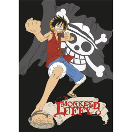 Plaid polaire One Piece Luffy - 100x140 cm