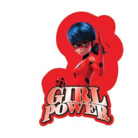 Coussin Forme Miraculous Ladybug "Girl Power"