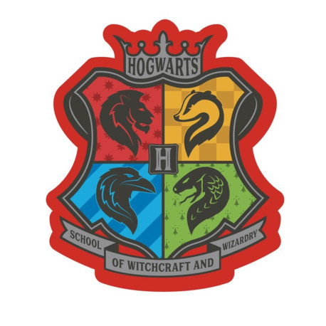 Coussin Forme Blason Harry Potter - Poudlard "Hogwarts"