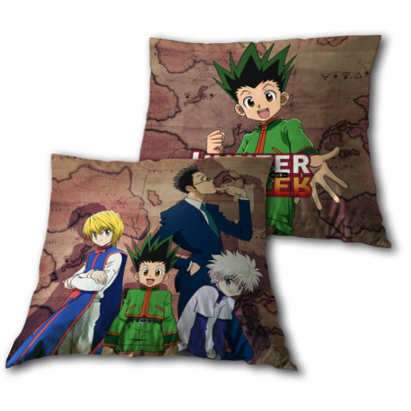 Coussin Hunter x Hunter - 4 personnages - 35x35 cm