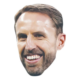 Masque en carton - Gareth Southgate - Entraîneur de Football Anglais