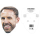 Masque en carton - Gareth Southgate - Entraîneur de Football Anglais