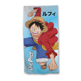 Serviette de plage - One Piece - Luffy poings serrés - 70x140 cm