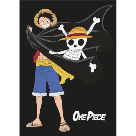 Plaid One Piece - Luffy - Noir