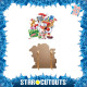 Figurine en carton - Noël - Tom & Jerry - Cadeau de Noël Tom Vert - Hauteur 81 cm