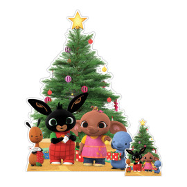 Figurine en carton Noël - Bing et ses amis - Hauteur 136 cm