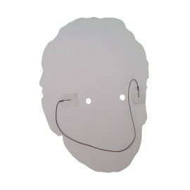 Masque en carton 2D Cillian Murphy - Acteur - Taille A4