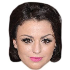 Masque en carton 2D Cher Lloyd - Chanteur - Taille A4