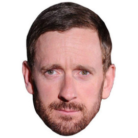 Masque en carton 2D Bradley Wiggins - Cyclisme - Taille A4