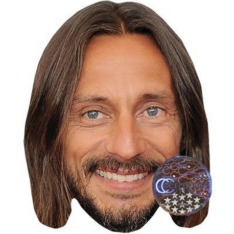 Masque en carton 2D Bob Sinclar - Dj - Taille A4