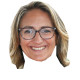 Masque en carton 2D Mary PIERCE - Tennis - Taille A4