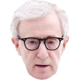 Masque en carton 2D Woody Allen - Réalisateur - Taille A4