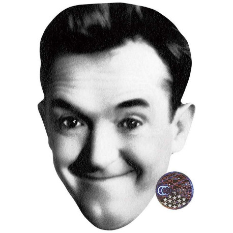 Masque en carton 2D Stan Laurel - Acteur - Taille A4