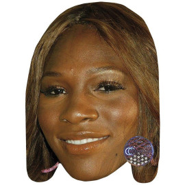 Masque en carton 2D Serena Williams - Tennis - Taille A4