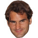 Masque en carton 2D Roger Federer - Tennis - Taille A4