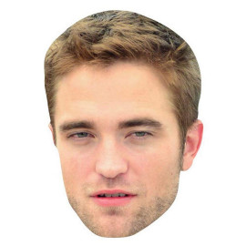 Masque en carton 2D Robert Pattinson - Acteur - Taille A4
