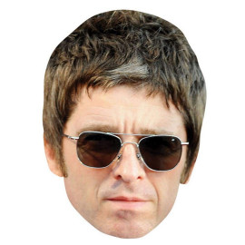 Masque en carton 2D Noel Gallagher - Chanteur - Taille A4