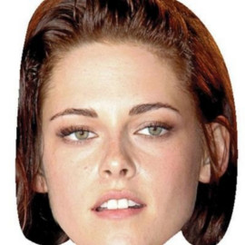 Masque en carton 2D Kristen Stewart - Actrice - Taille A4