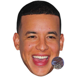 Masque en carton 2D Daddy Yankee - Chanteur - Taille A4