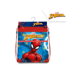 Sac à dos avec cordons - Spiderman - Rouge et Bleu - 40 cm x 30 cm