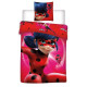 Parure de lit réversible Miraculous Ladybug - Rouge - 140 cm x 200 cm
