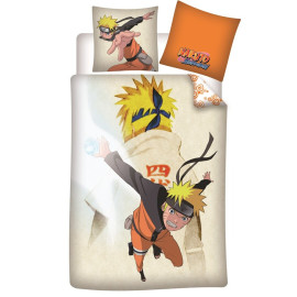 Parure de lit réversible Naruto - 140 cm x 200 cm