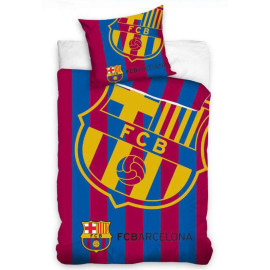 Parure de lit réversible Football - FC Barcelone - 140 cm x 200 cm