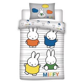Parure de lit réversible Miffy - 140 cm x 200 cm