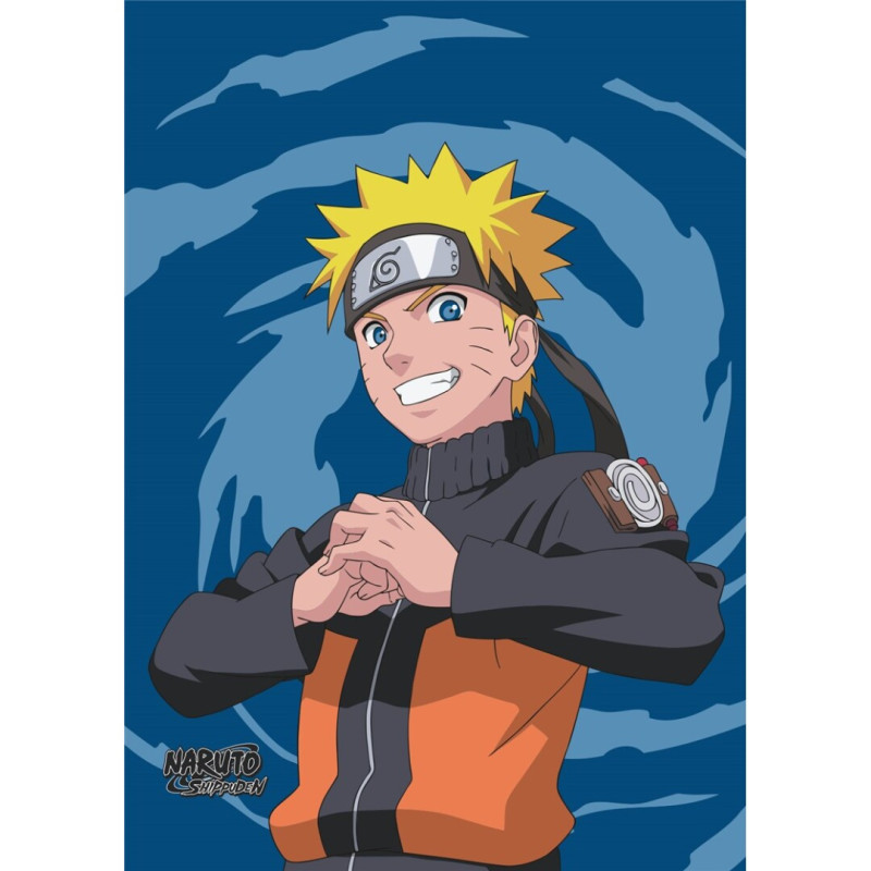 Plaid Polaire - Naruto qui s'échauffe les mains- Bleu - 100 x 140 cm  Plaid  et Couverture Polaire sur drap housse, plaid, housse de couette sur Déco de  Héros