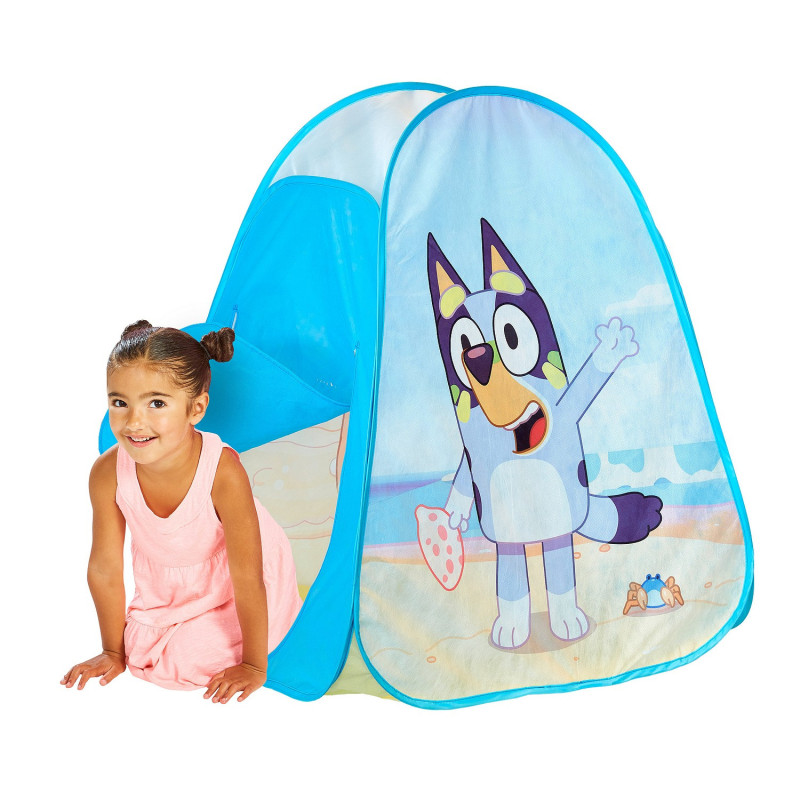 Tente de jeux pop up Bluey en forme de maison  Tente de jeux sur Tentes de  jeux et cabanes pour r enfant sur Déco de Héros
